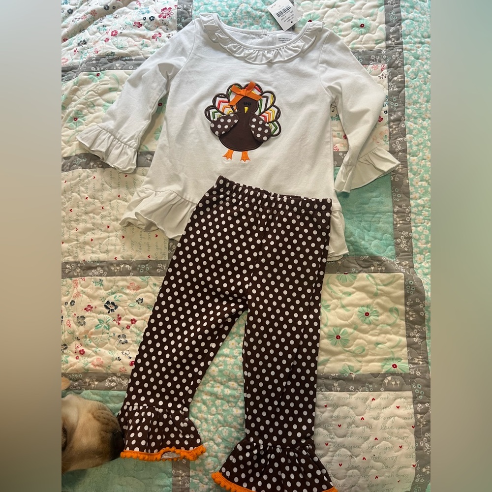Girls 2T Thanksgiving outfit